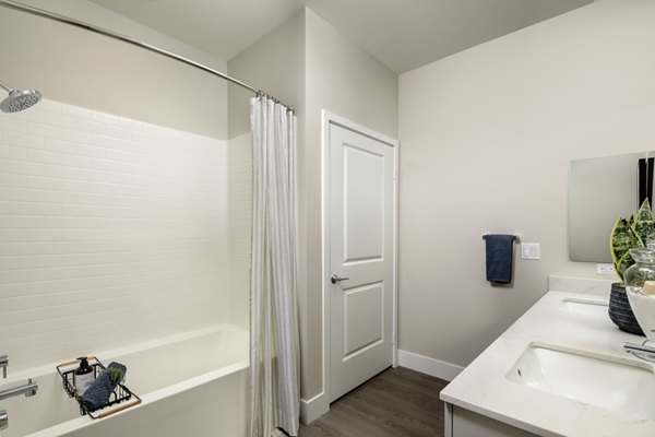bathroom at Canopy Apartment 