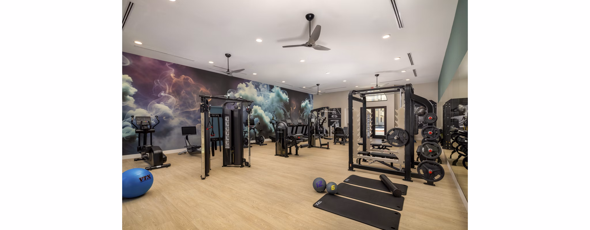 fitness center at Canopy Apartment 