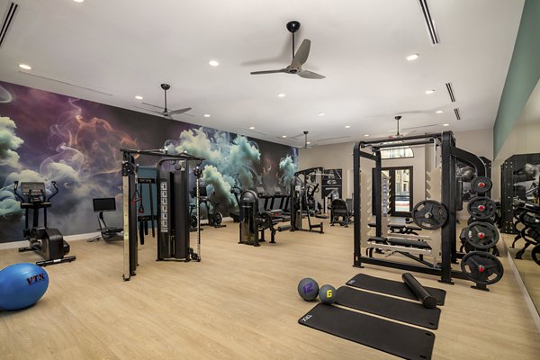 fitness center at Canopy Apartment 