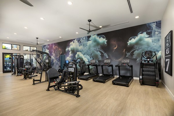 fitness center at Canopy Apartment 