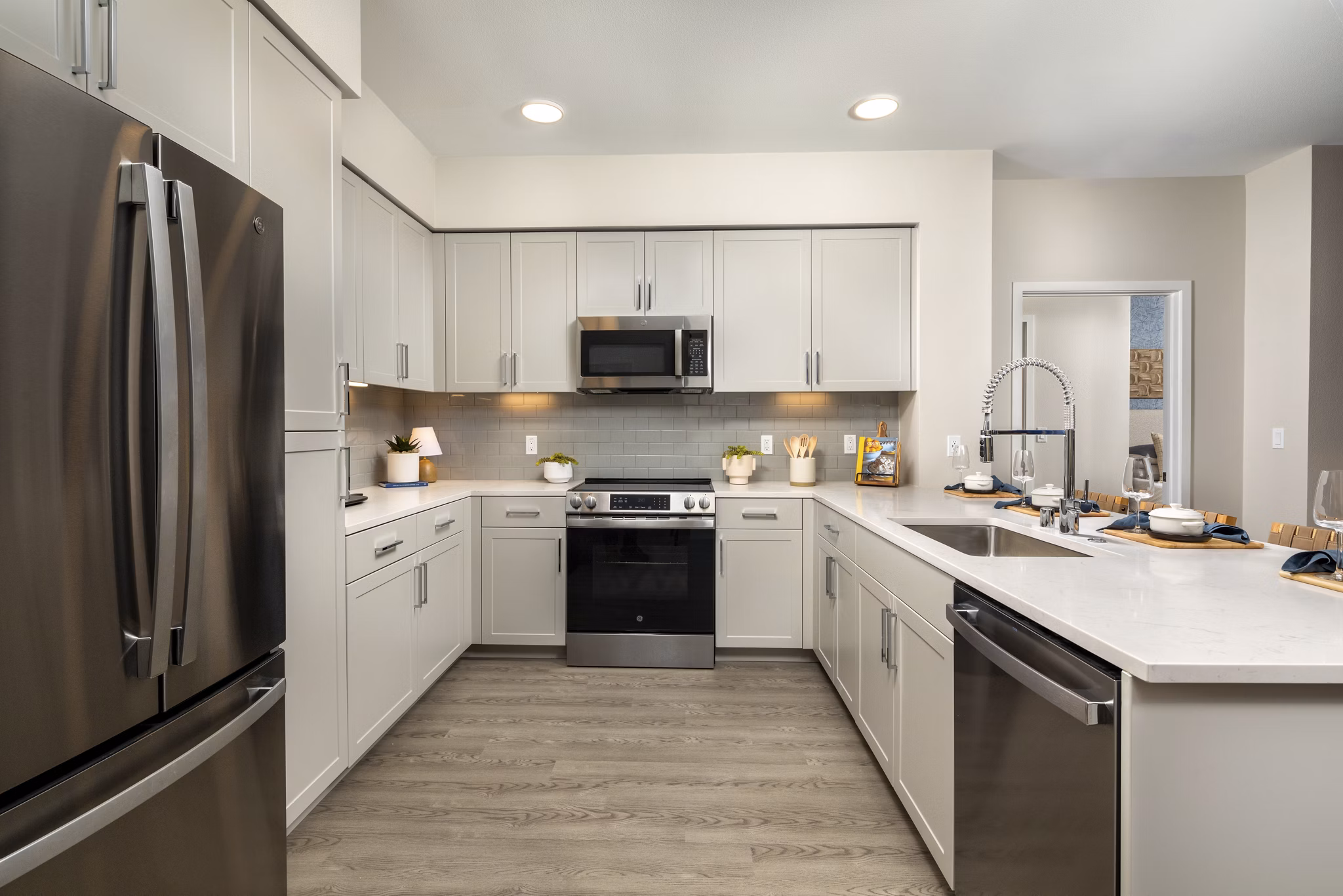 kitchen at Canopy Apartment 