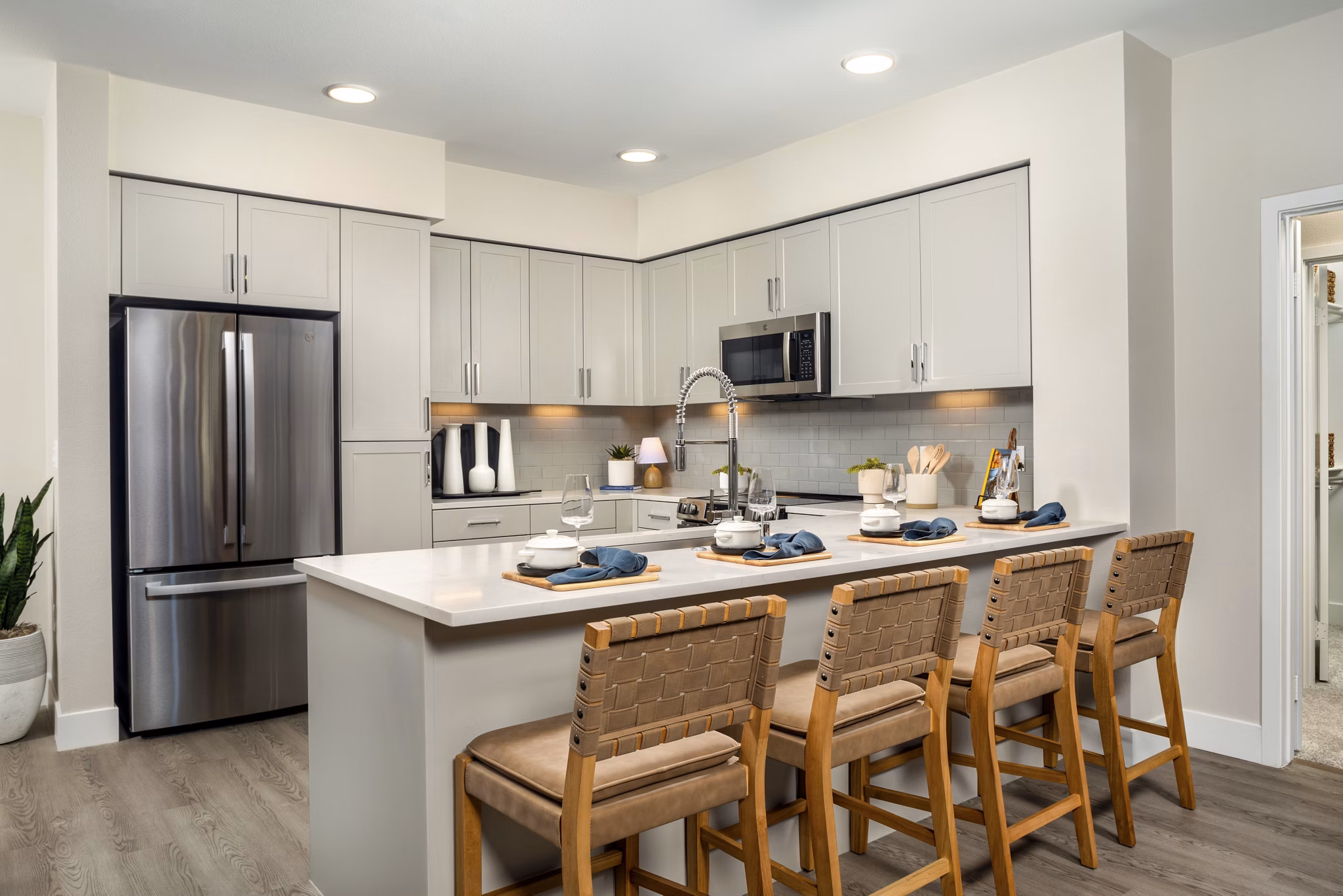 kitchen at Canopy Apartment 