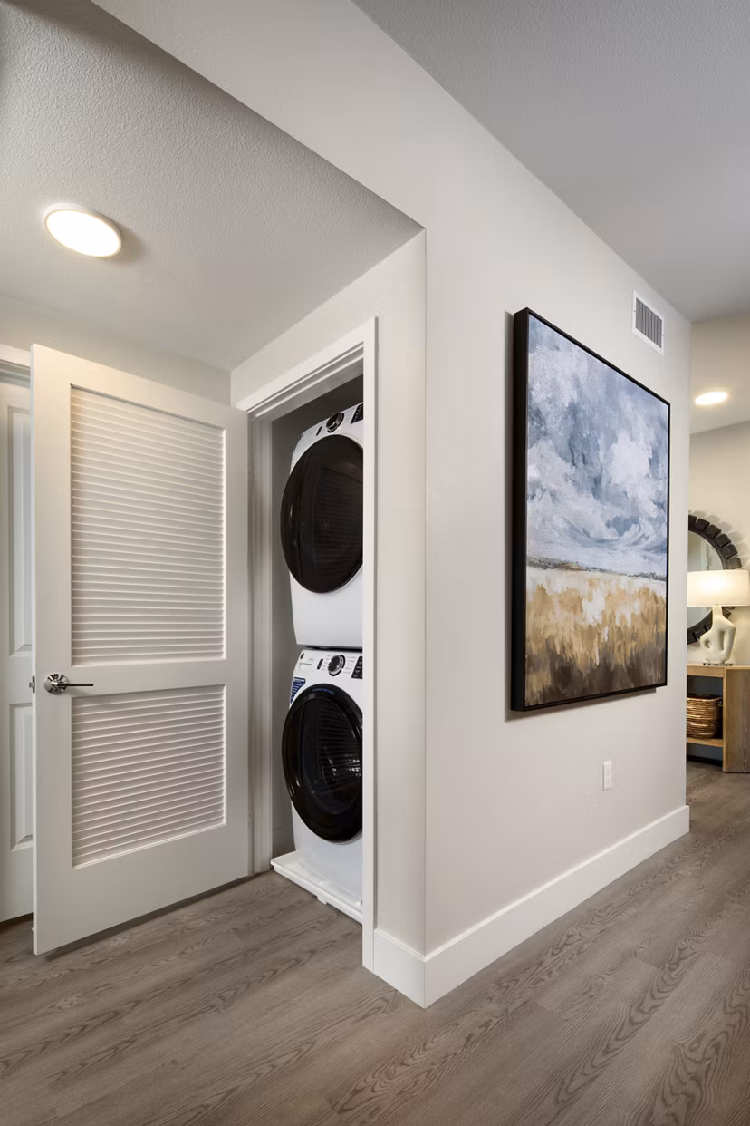 laundry facility at Canopy Apartment 