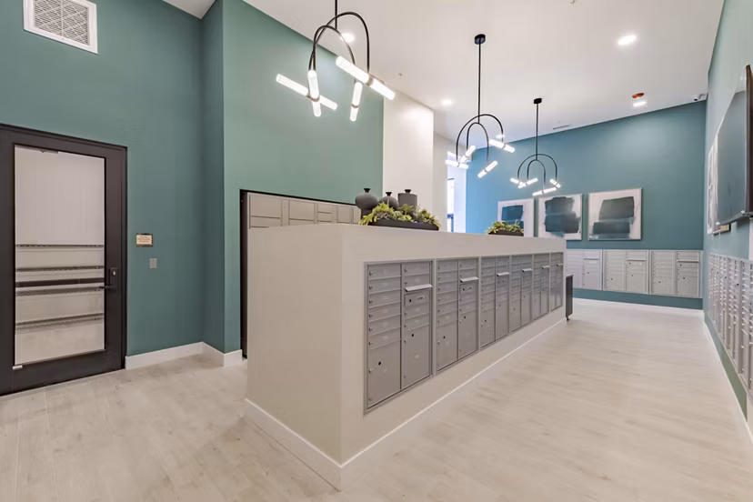 mail room at Canopy Apartment 