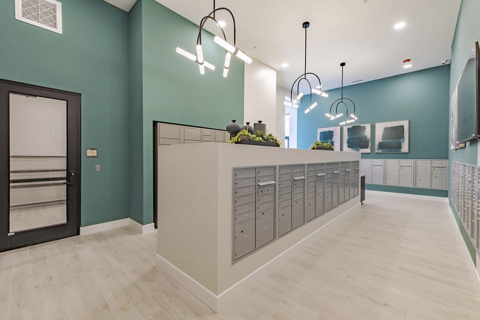 mail room at Canopy Apartment 