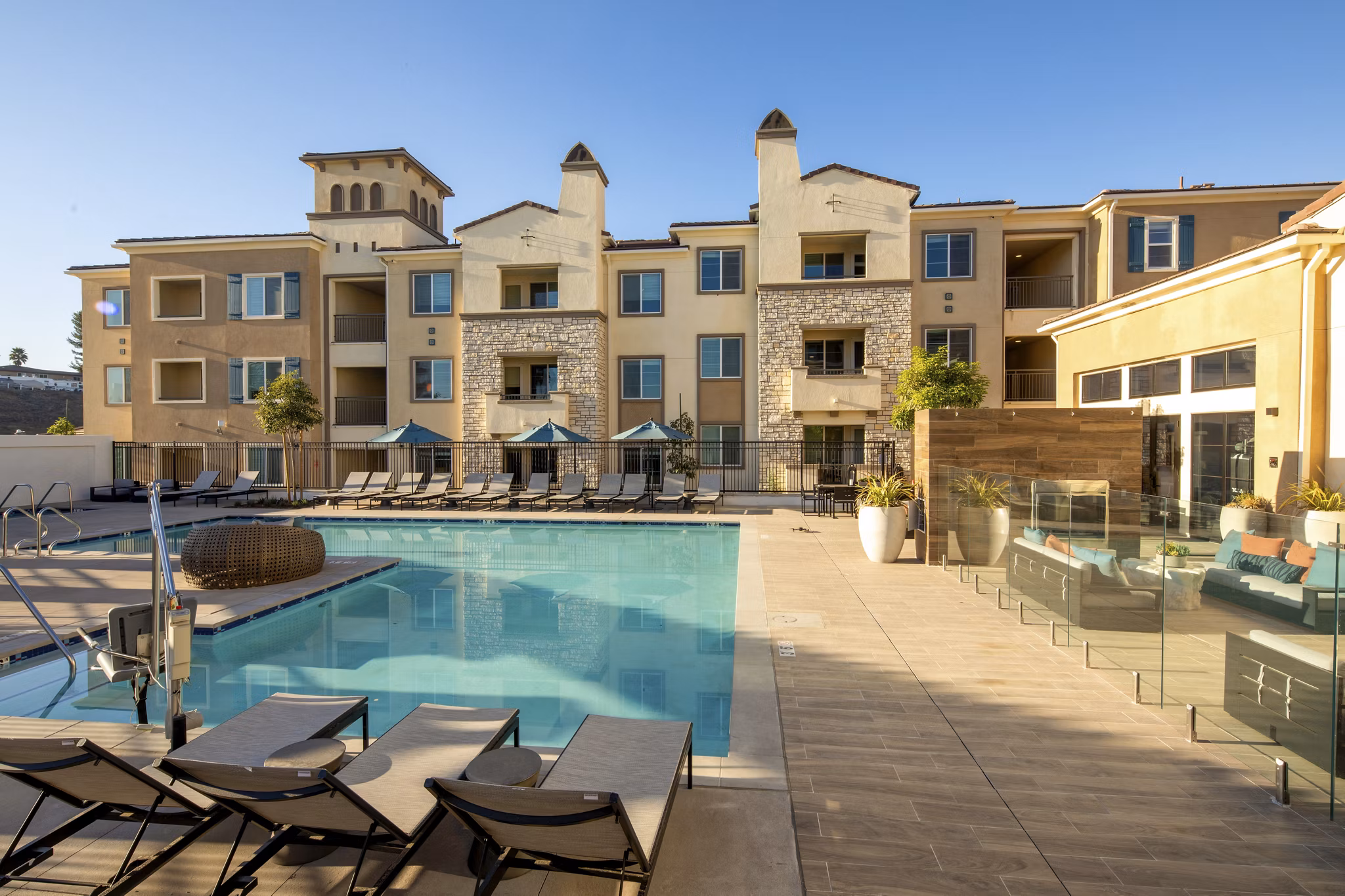 pool at Canopy Apartment 