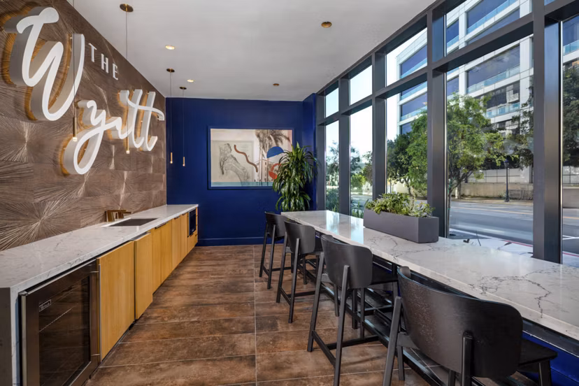 clubhouse at The Wyatt Apartments