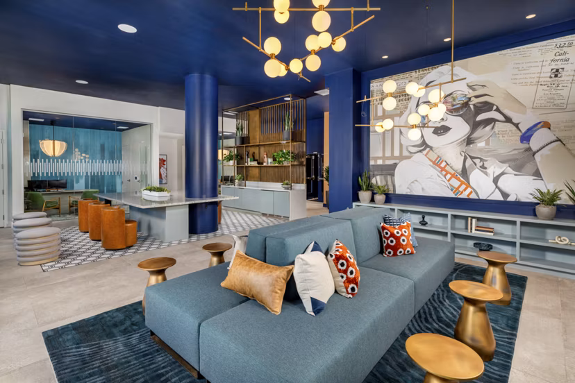 clubhouse at The Wyatt Apartments