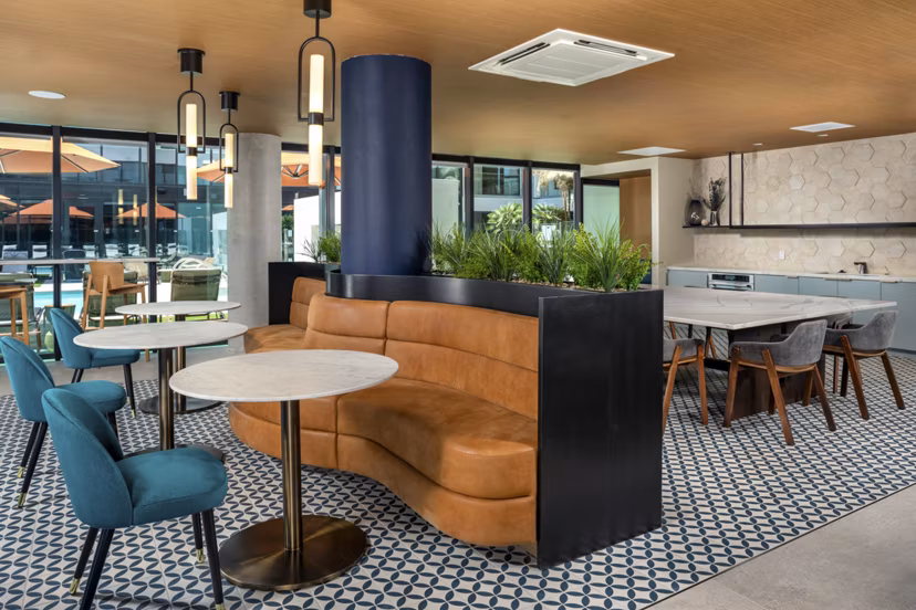 clubhouse at The Wyatt Apartments