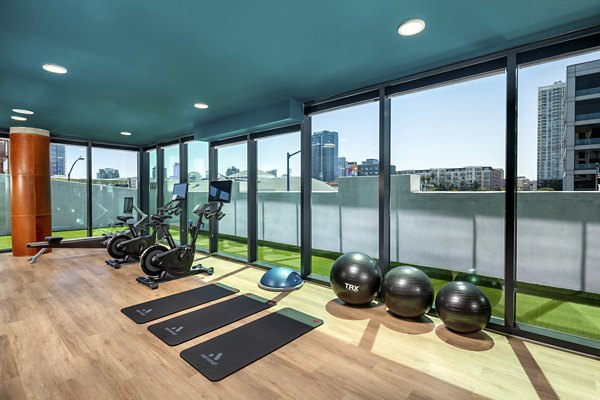 fitness center The Wyatt Apartments