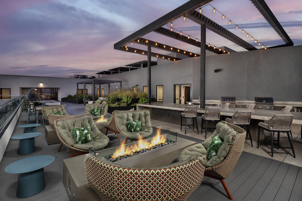 Roof deck at The Wyatt (1 of 2)