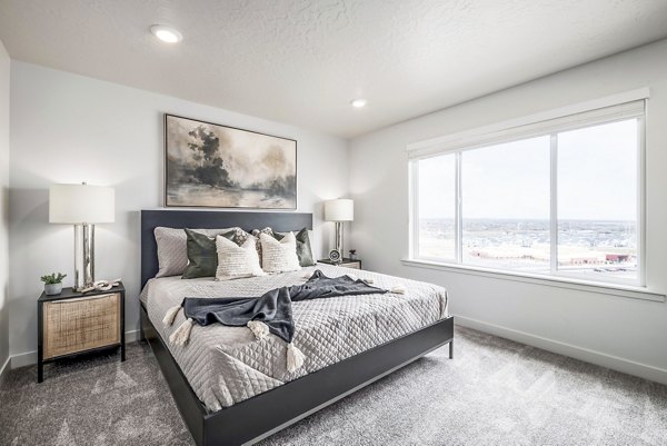 bedroom at Calypso Apartments