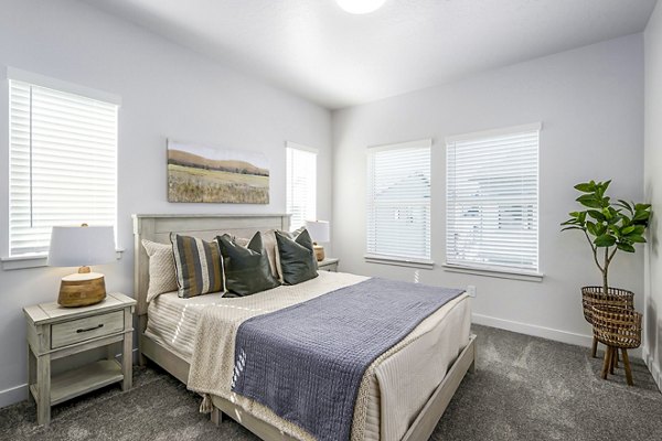 bedroom at Calypso Apartments