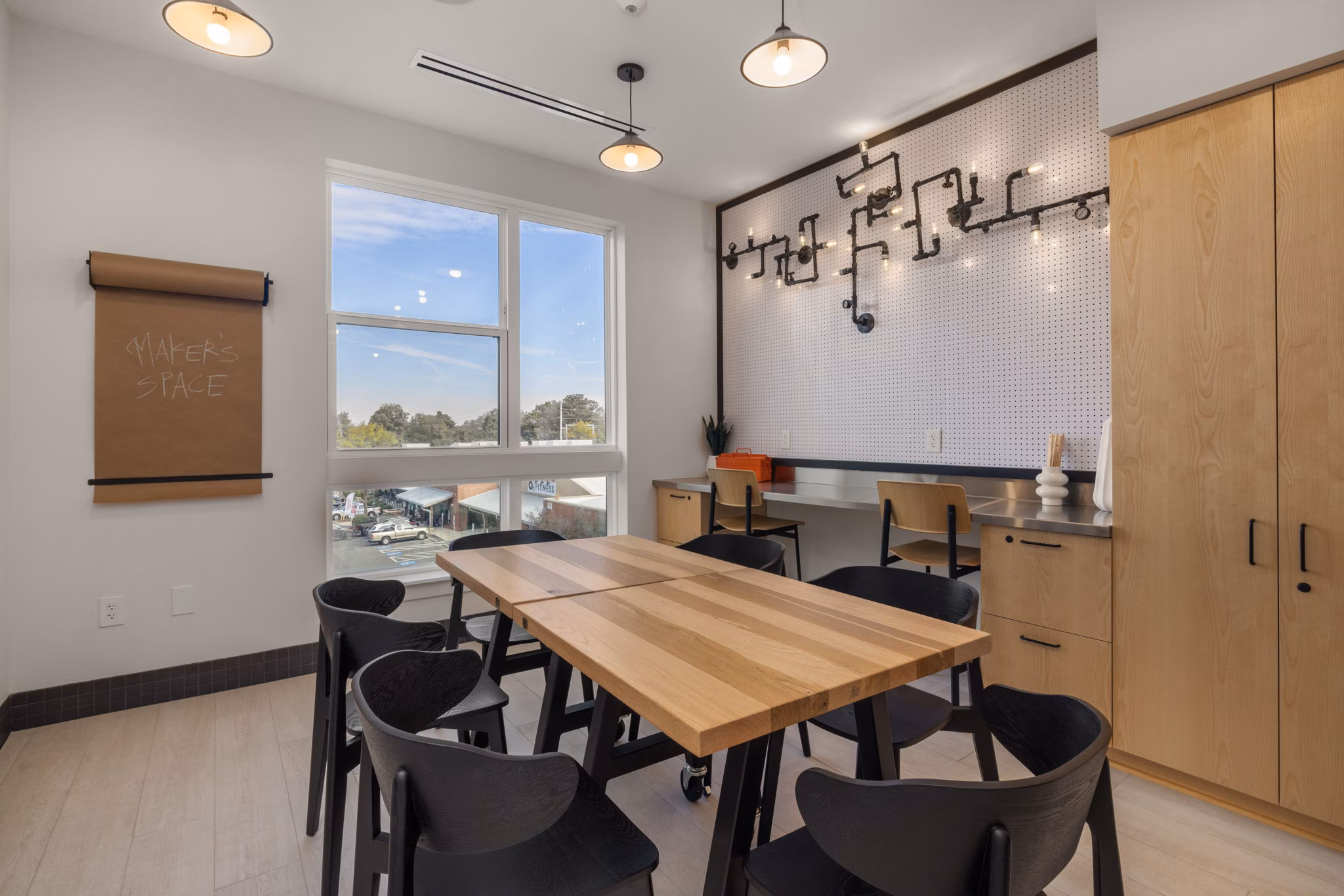 clubhouse at The Miles Apartments