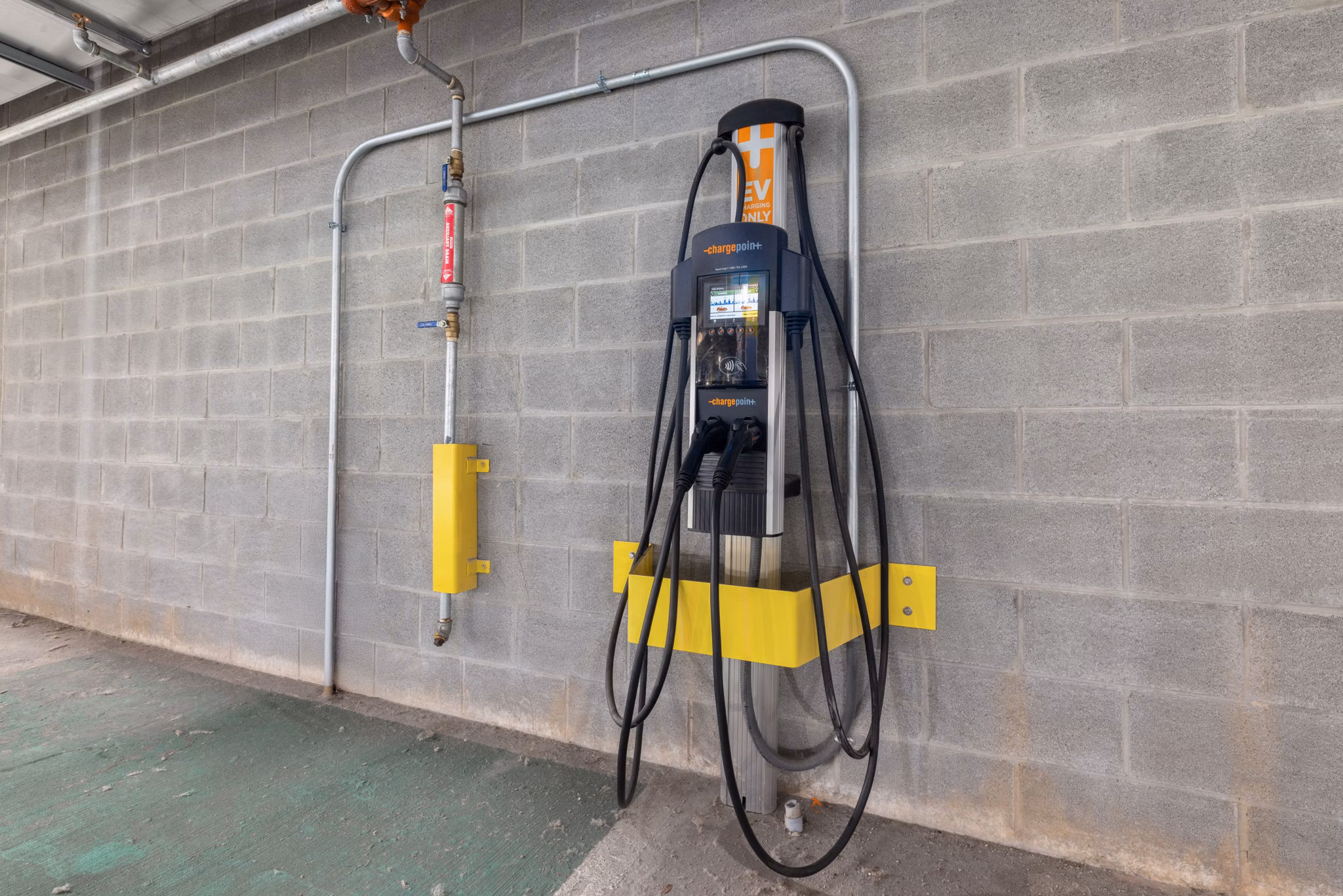 car care station at The Miles Apartments