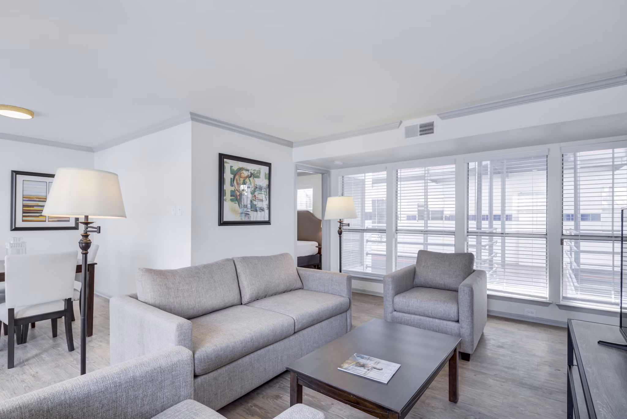 living room at Railyard Apartments 