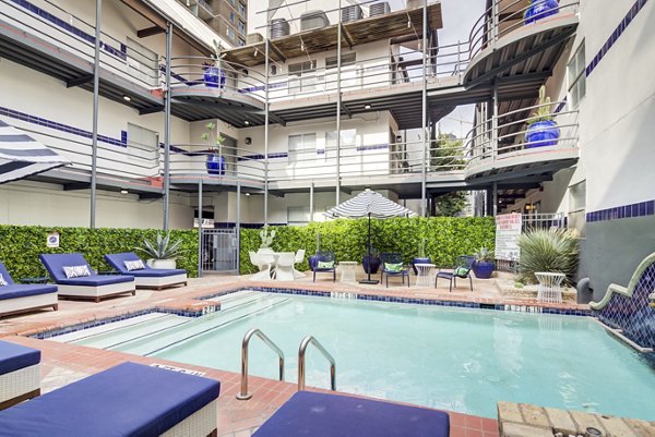 pool at Railyard Apartments