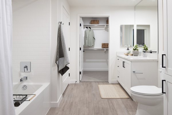 bathroom at Alexan Marmont Apartment