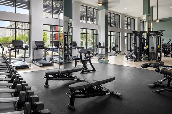 fitness center at Alexan Marmont Apartment