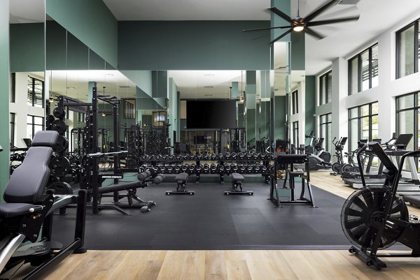 fitness center at Alexan Marmont Apartment