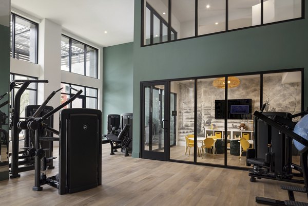 fitness center at Alexan Marmont Apartment