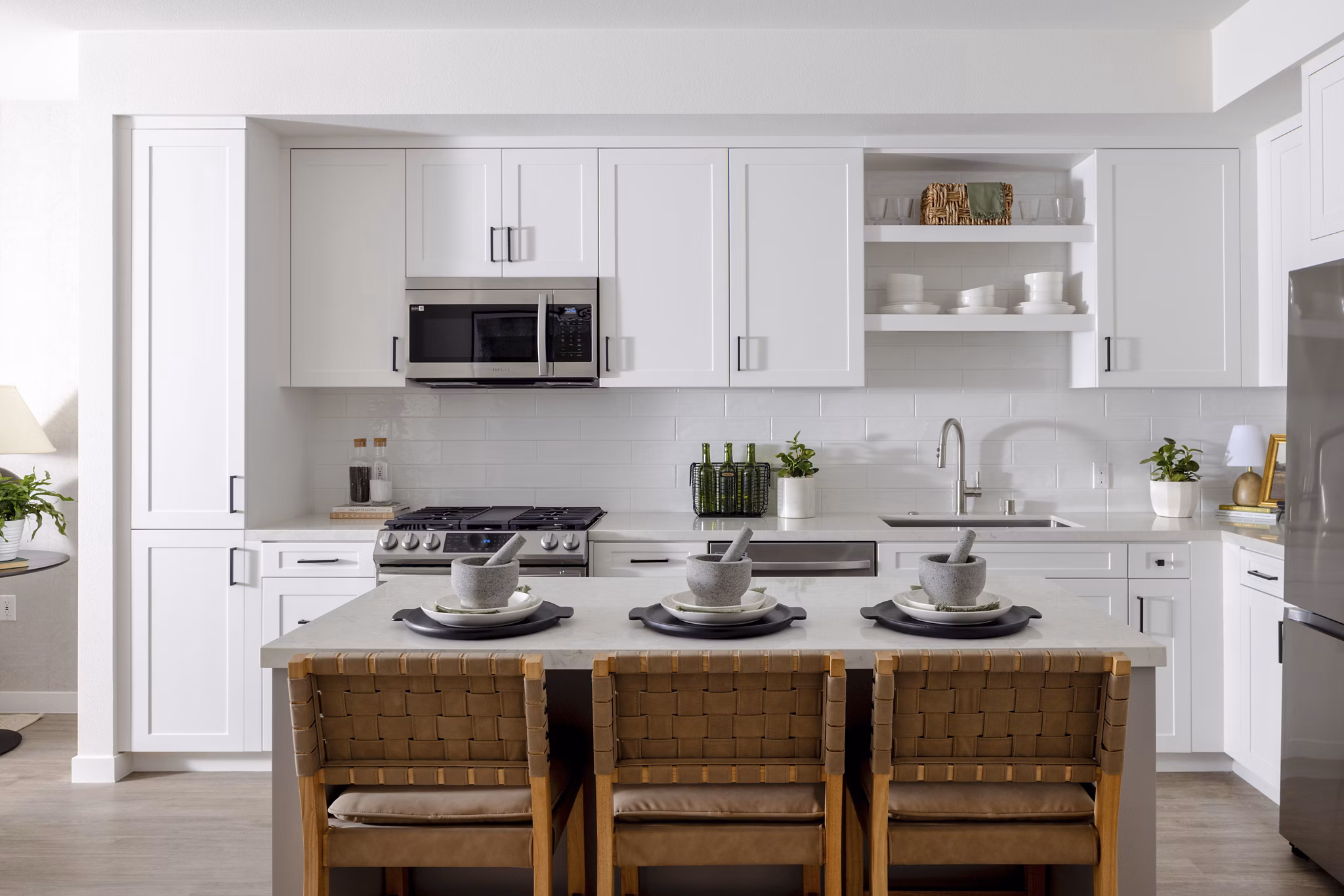 kitchen at Alexan Marmont Apartment