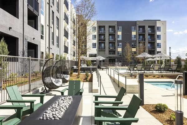 patio at Alexan Marmont Apartment