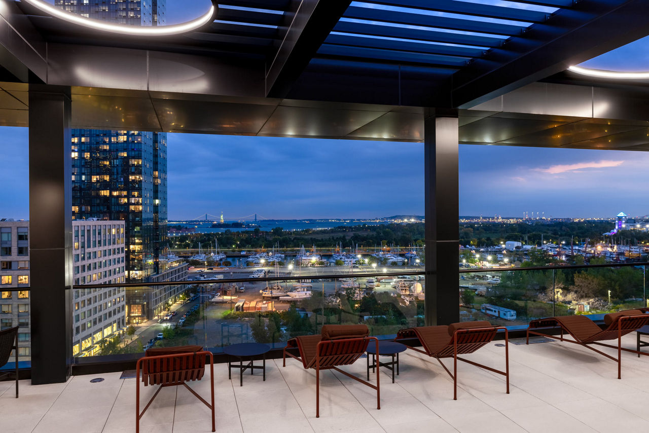 Roof deck at One Grove (2 of 4)
