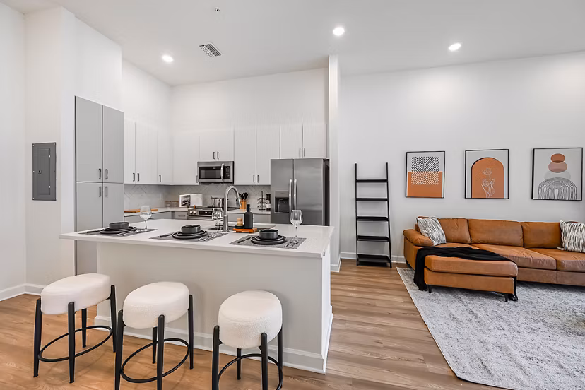 kitchen at Apollo Apartments 