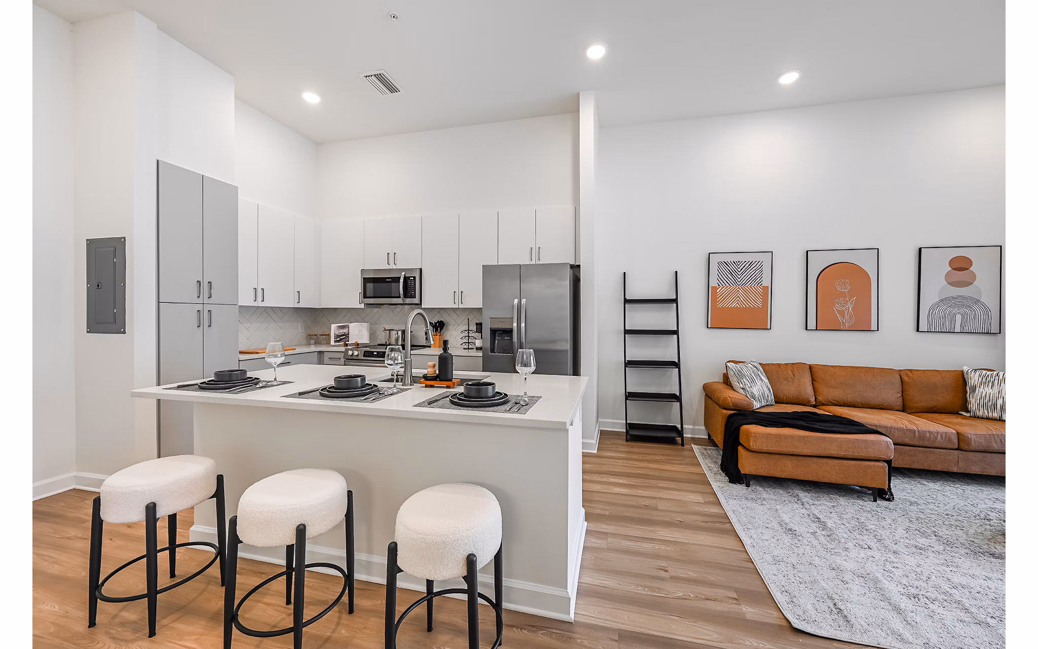 kitchen at Apollo Apartments 
