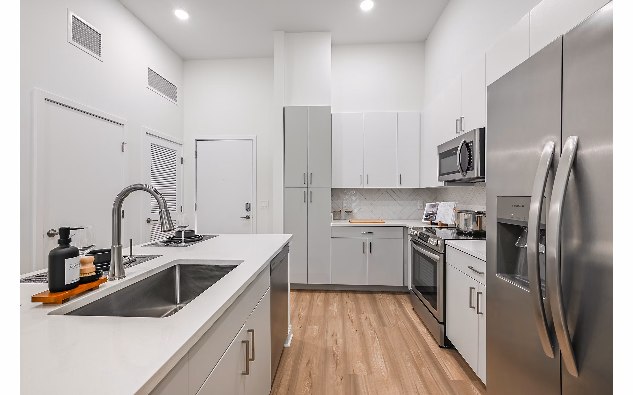 kitchen at Apollo Apartments 