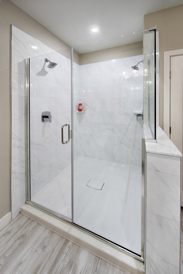 Bathroom with luxurious fixtures and modern design at SUR Lake Buena Vista Apartments