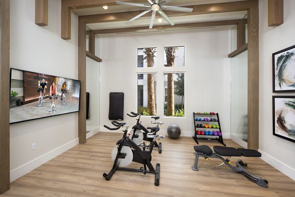 yoga/spin studio at SUR Lake Buena Vista Apartments