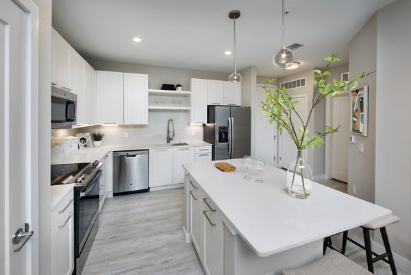 kitchen at SUR Lake Buena Vista Apartments