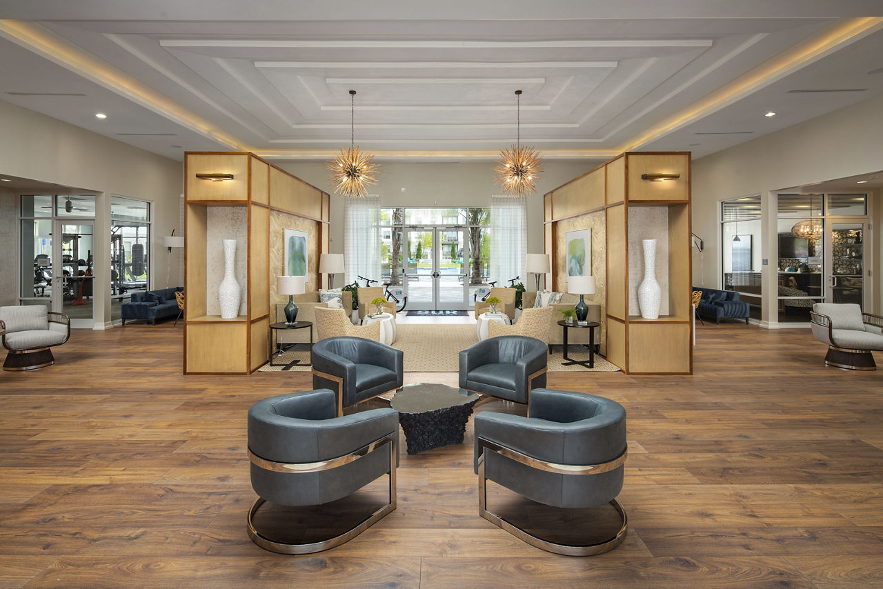 Lobby at Sur Southside Quarter Apartments (1 of 2)