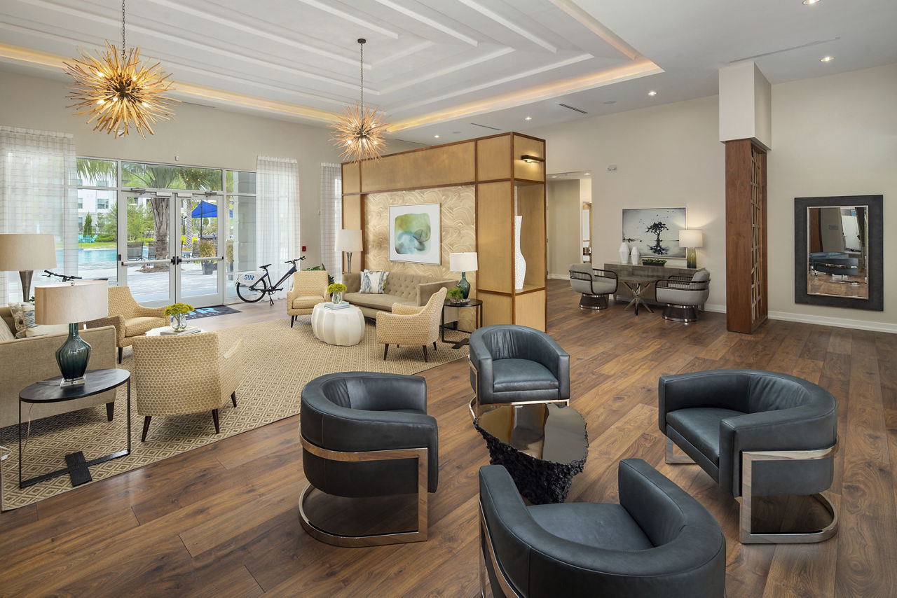 Lobby at Sur Southside Quarter Apartments (2 of 2)