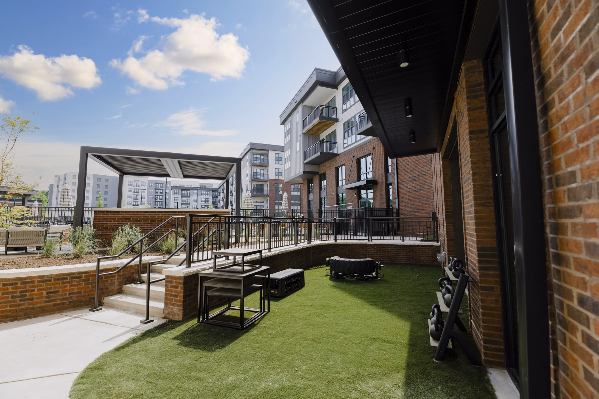 Recreational Area at 704 at The Quarter Apartments