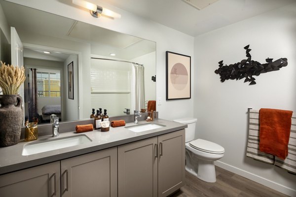 bathroom at Jefferson Avena Apartments