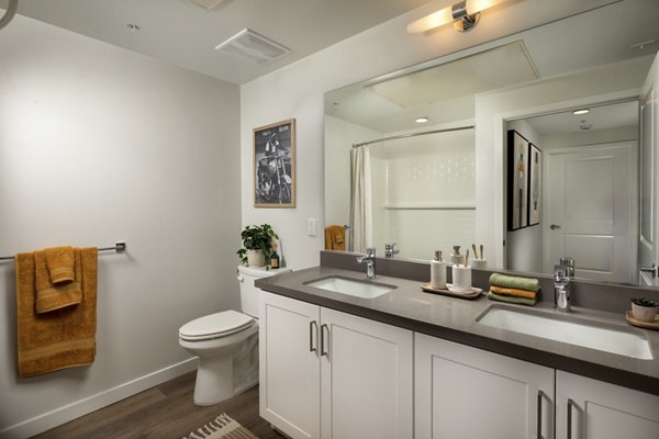 bathroom at Jefferson Avena Apartments