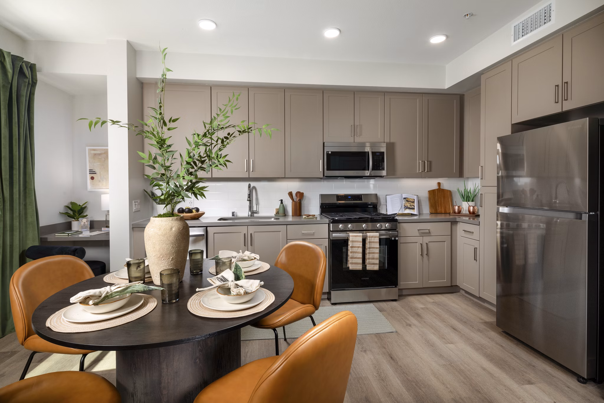 living room at Jefferson Avena Apartments