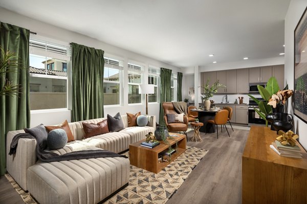 living room at Jefferson Avena Apartments