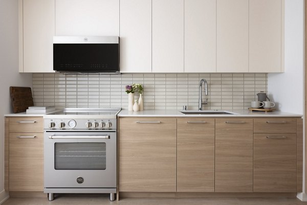 kitchen at Verde Apartments 