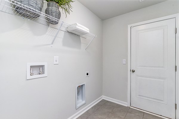 laundry room at The Grove at Ridgefield Homes