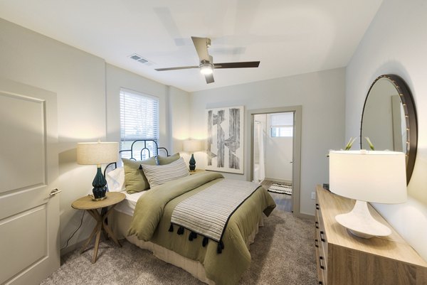 bedroom at The Pointe at Valley Ranch Town Center Apartments