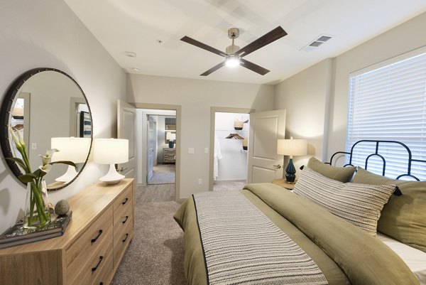 bedroom at The Pointe at Valley Ranch Town Center Apartments