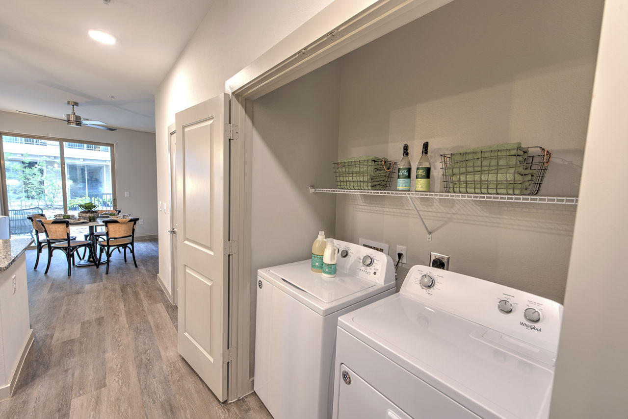 Laundry room at The Pointe At Valley Ranch Town Center