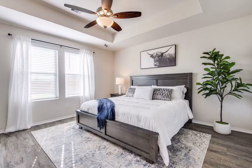 bedroom at Village at Granger Pines Apartments