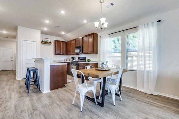 kitchen at Village at Granger Pines Apartments