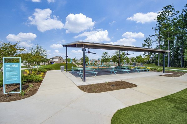 recreational area at Village at Granger Pines Apartments