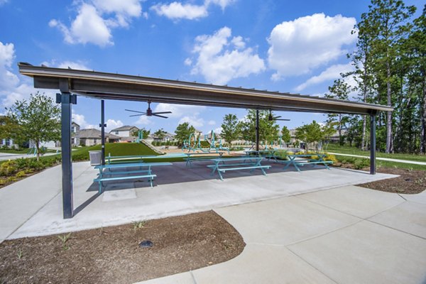 recreational area at Village at Granger Pines Apartments
